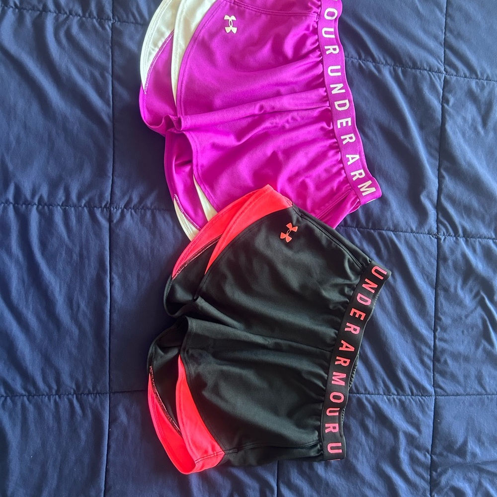 Under Armour Pink Athletic Shorts